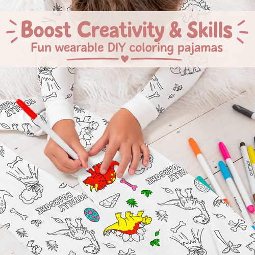 Kids colour-in pyjamas