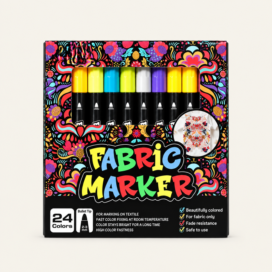 Snuggleit fabric markers 24 pack