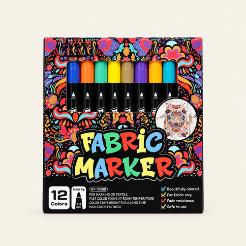 Snuggle It fabric markers 12 pack