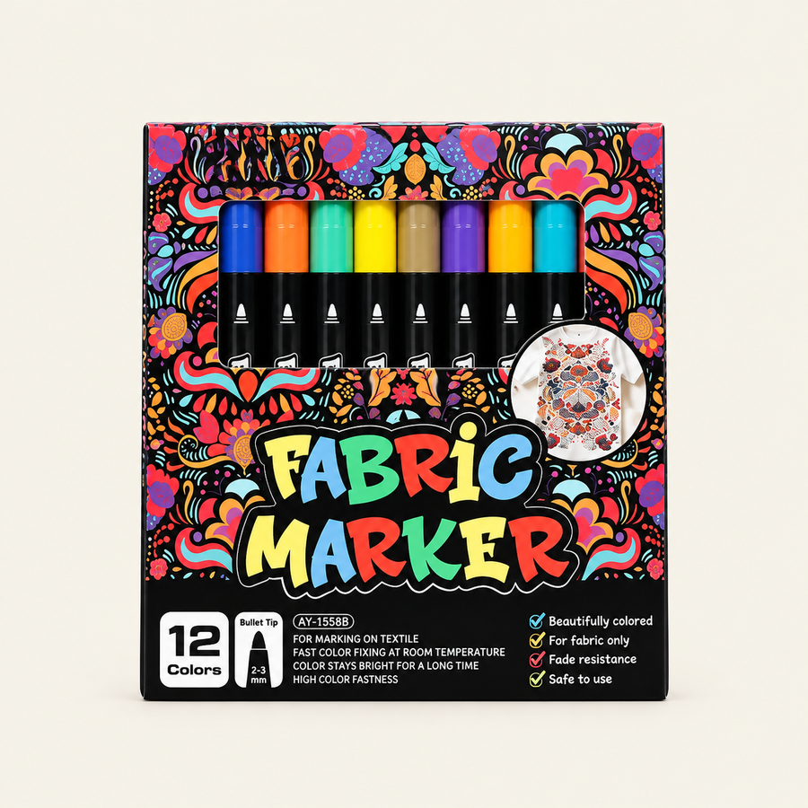 Snuggleit fabric markers 12 pack