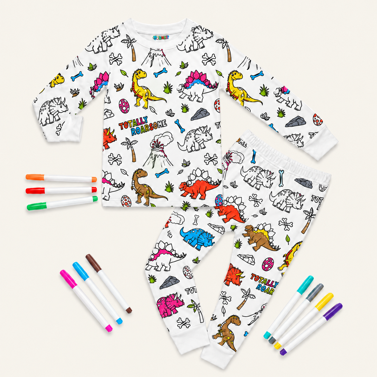 Snuggle It kids' colour-in pyjamas