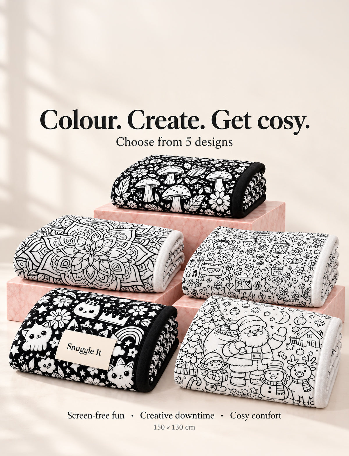 Snuggleit Colour-In Blanket